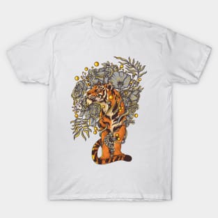 The Tiger with nature T-Shirt